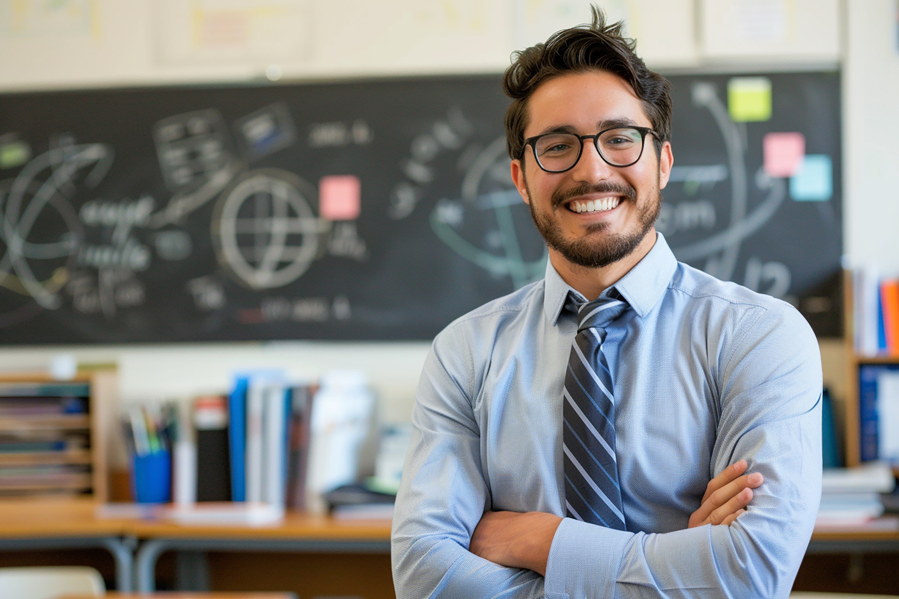 Profesional estudiando innovación educativa en línea